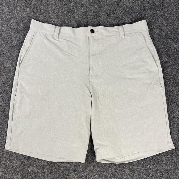 Banana Republic Other - Banana Republic Shorts Mens 40 Gray Stretch Elastic Waist Flat Front Casual